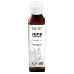 Aura Cacia Body Oil Coconut Fractionated 4oz