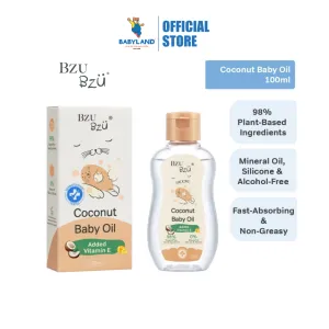 Bzu Bzu Coconut Baby Oil (100ml)