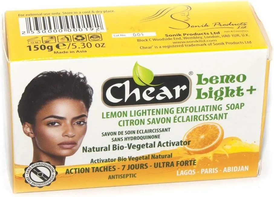 Chear Lemo Light Plus Lemon Exfoliating Soap 150g