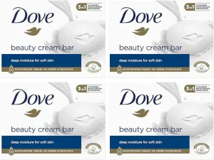 DOVE BEAUTY CREAM BODY BAR (PACK OF 4)- DEEP MOISTURE