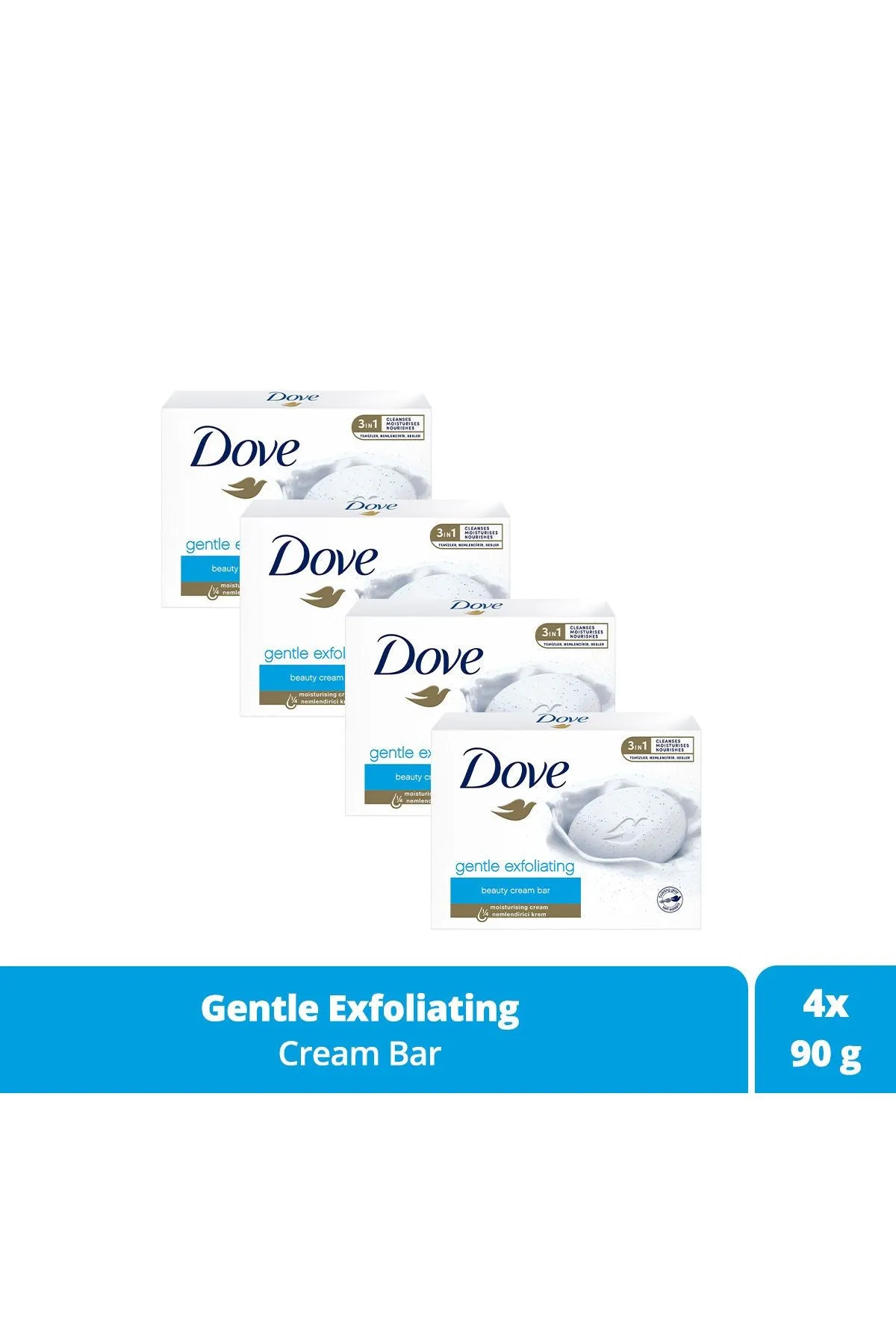 DOVE BODY BAR (PACK OF 4)