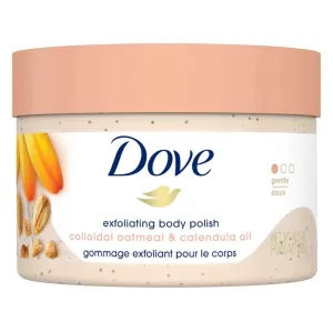 DOVE EXFOLIATING BODY POLISH (SCRUB)- COLLOIDAL OATMEAL & CALENDULA OIL