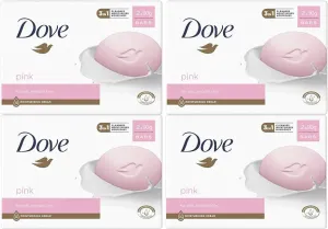 DOVE PINK BODY BAR (PACK OF 4)- FOR SOFT, SMOOTH SKIN