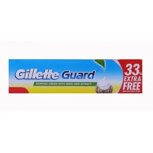 Gillette - Guard Shave Cream - With Neem Seed Extract - 125g