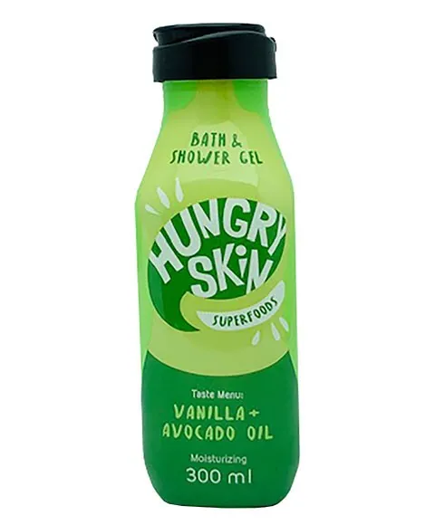 Hungry Skin Superfoods Bath And Shower Gel With Vanilla Avocado Oil