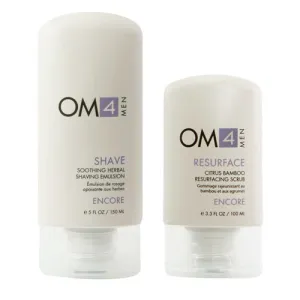 Organic Male OM4 SHAVE   RESURFACE Grooming Duo