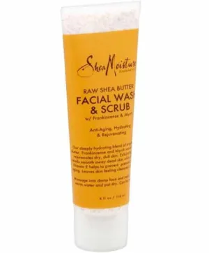 Shea Moisture Raw Shea Butter Facial Wash And Scrub