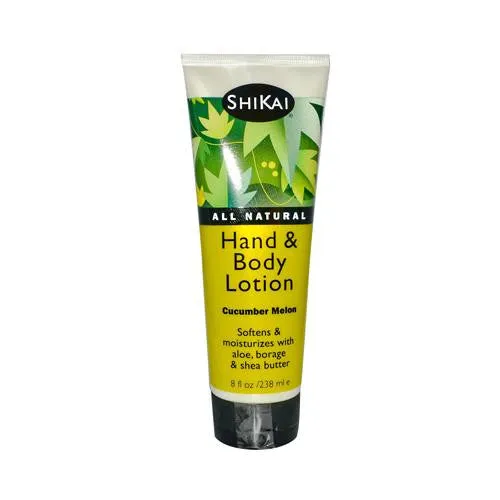 Shikai All Natural Hand And Body Lotion Cucumber Melon - 8 Fl Oz