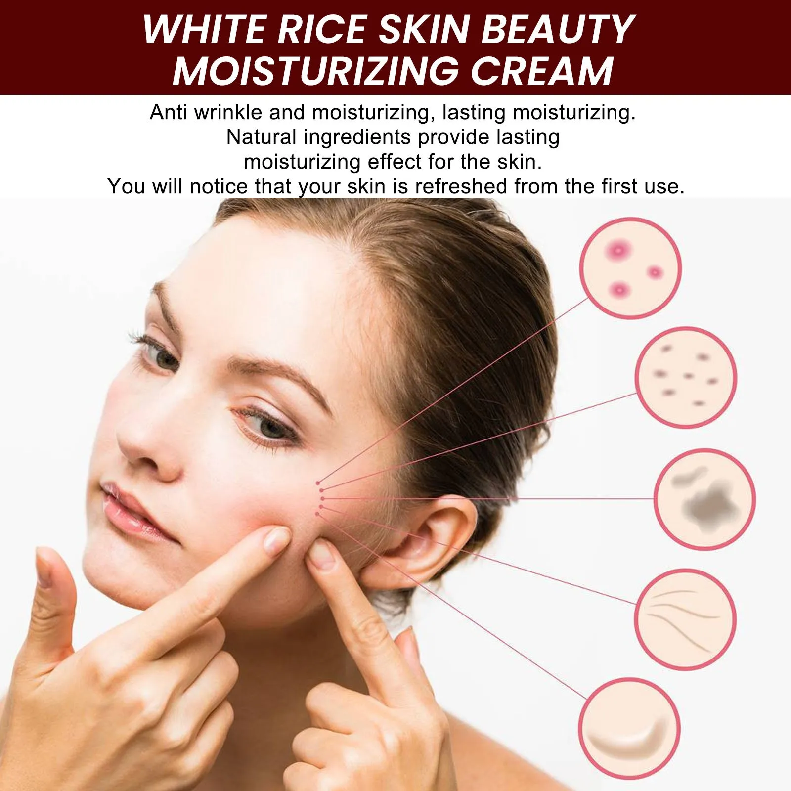 White Rice Aloe Skin Rejuvenation Hydrating Cream